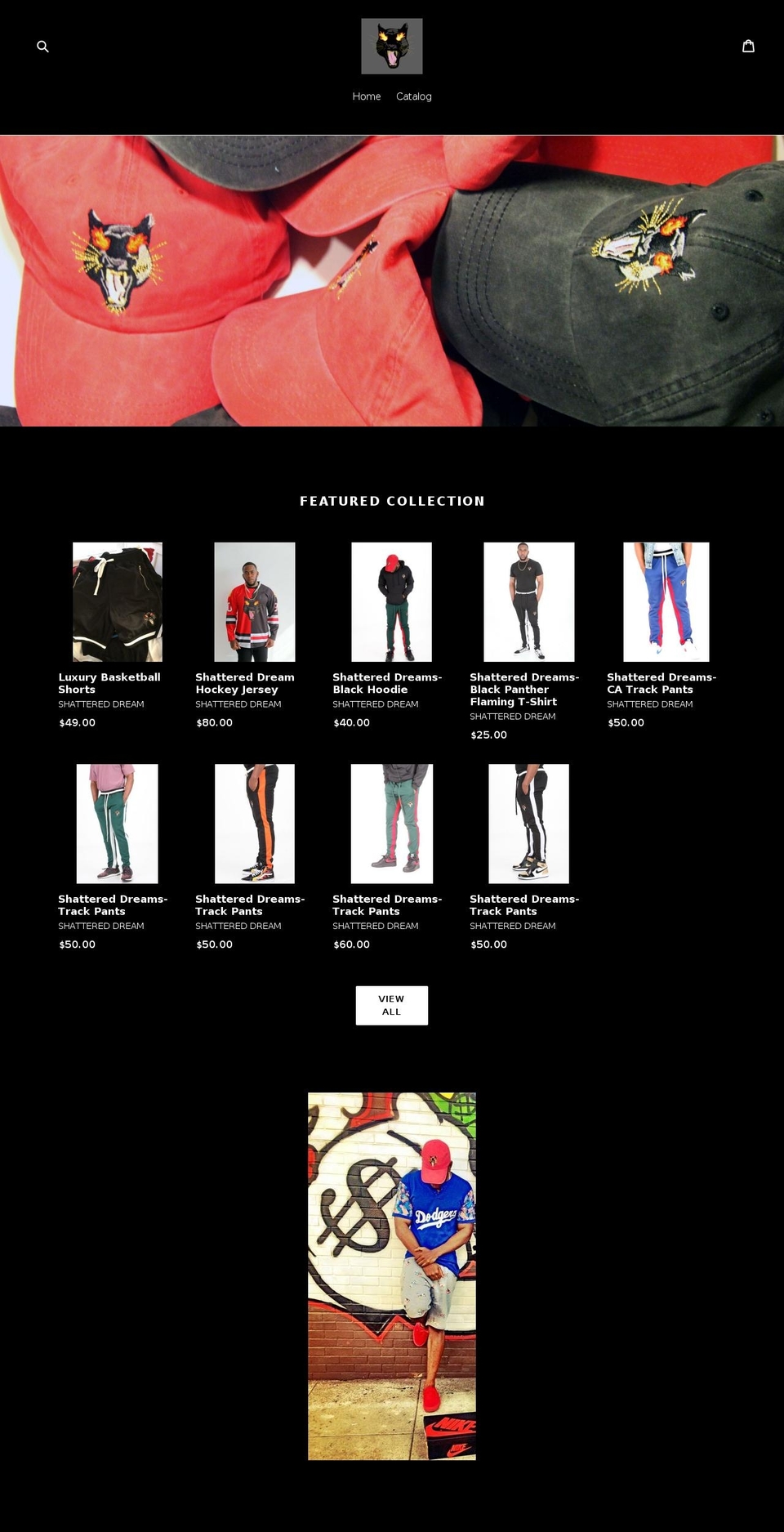 shattereddreamsco.com — Shopify storefront screenshot