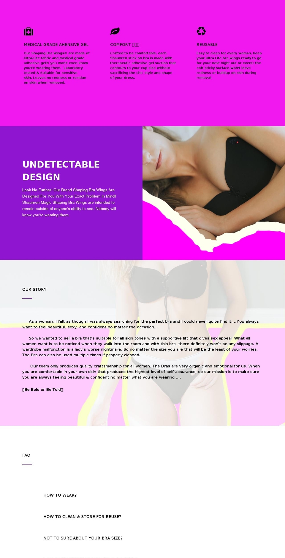 shaunren.com shopify website screenshot