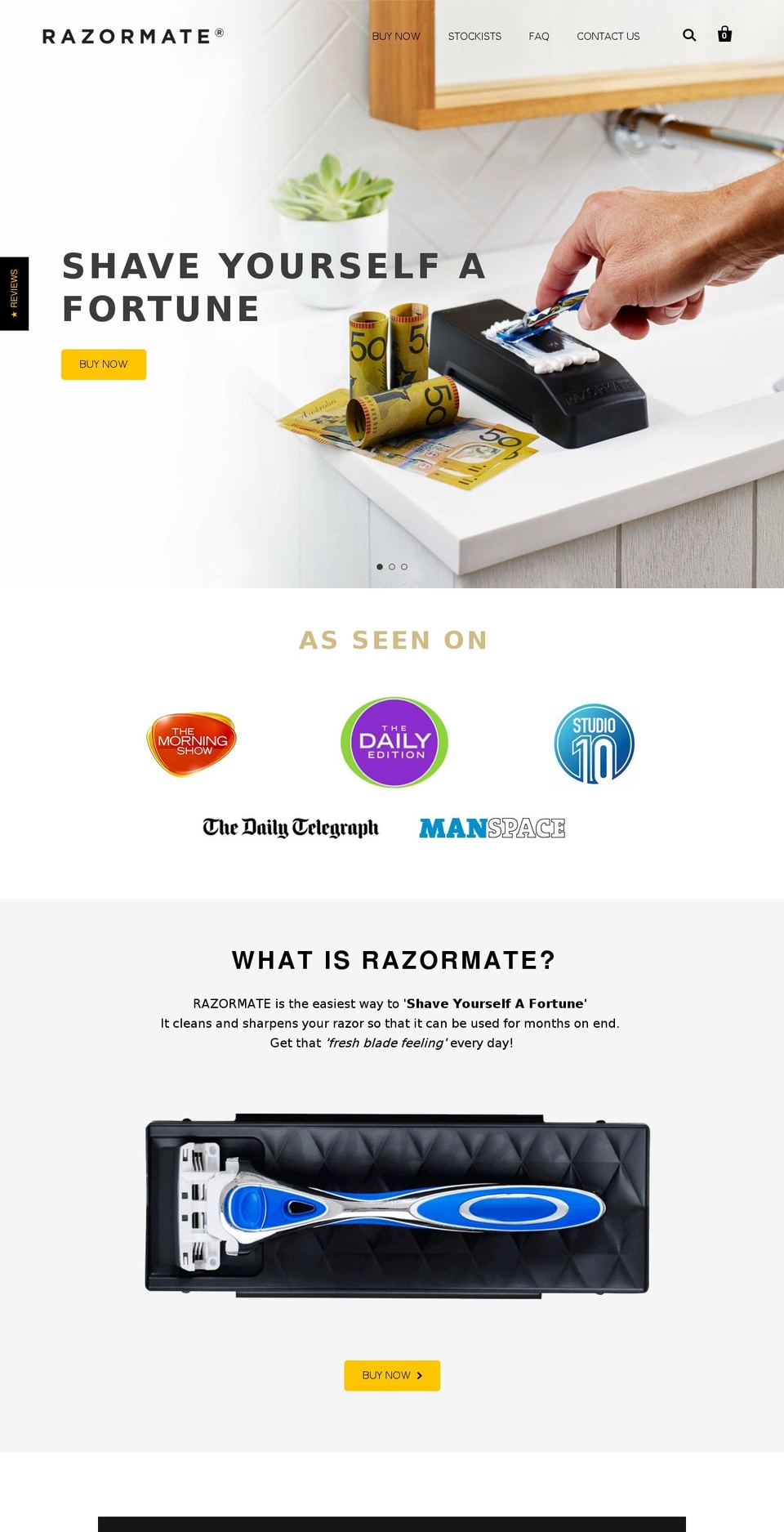 shaveafortune.com — Shopify storefront screenshot