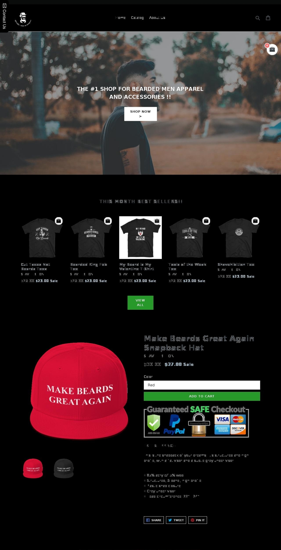 shavehibition.com shopify website screenshot