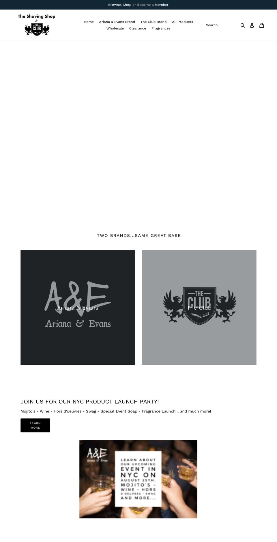 shavingshopclub.com shopify website screenshot