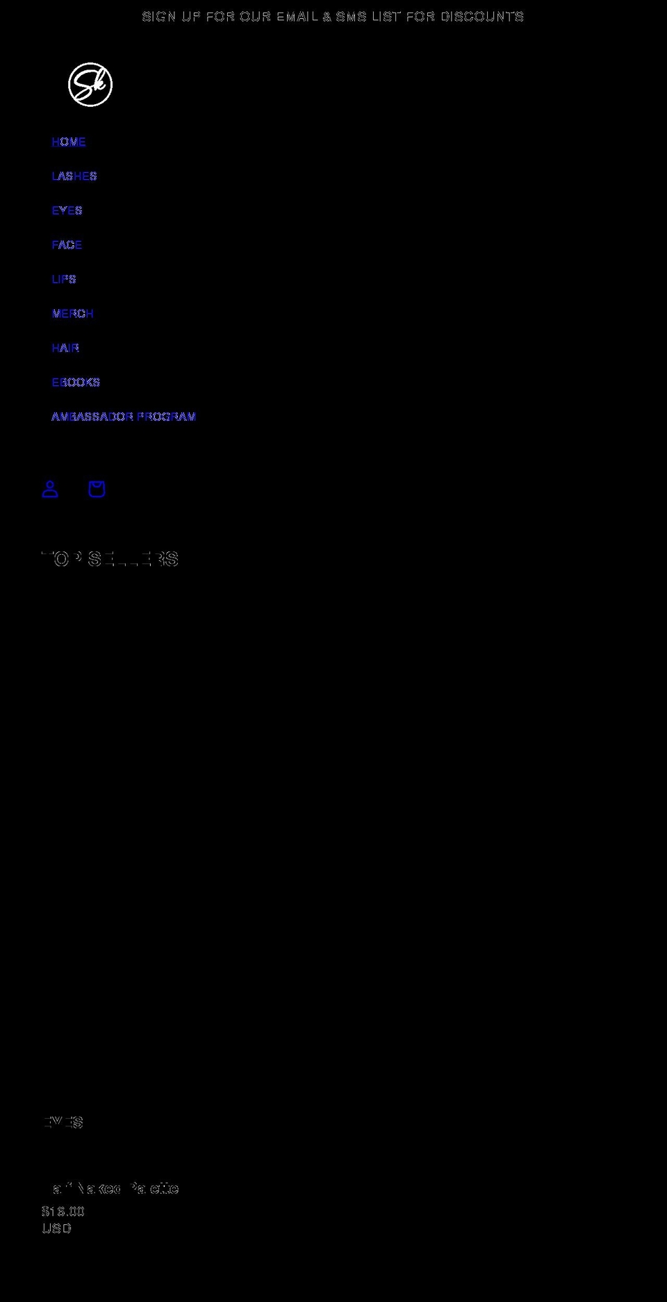 shawnckpris.com shopify website screenshot