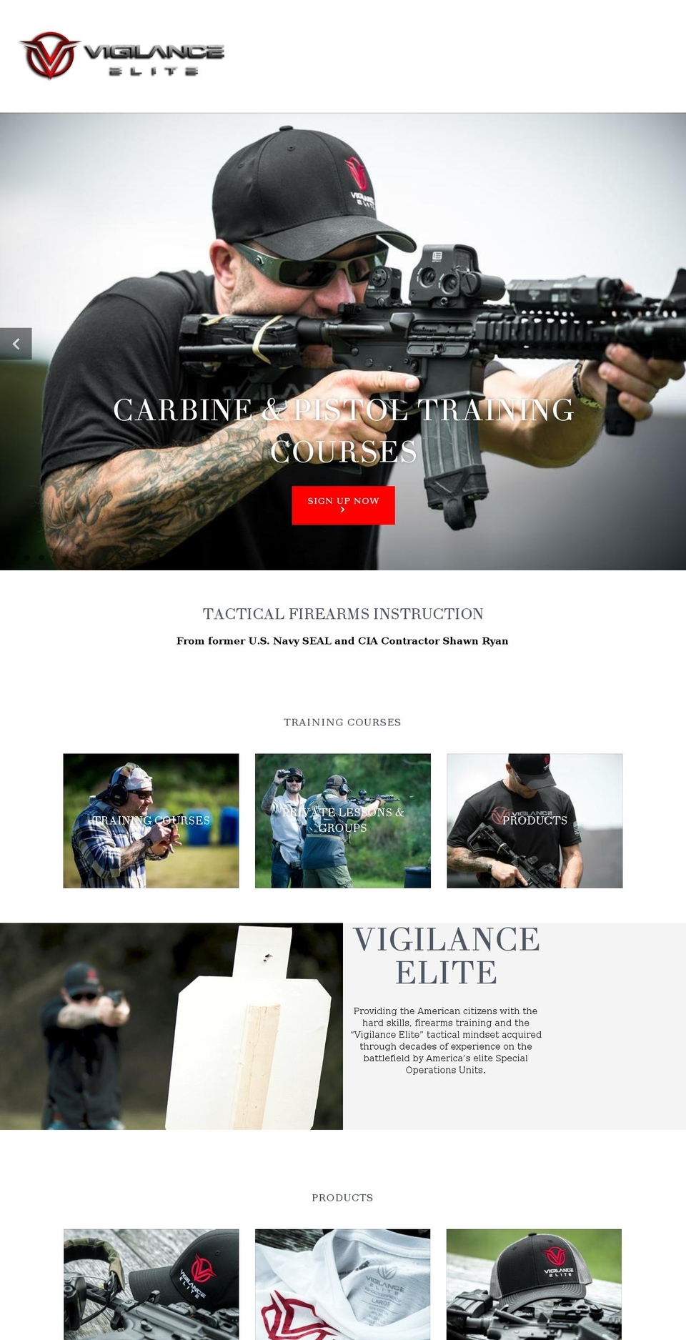 Vigilance Elite Shopify theme site example shawnryan762.com