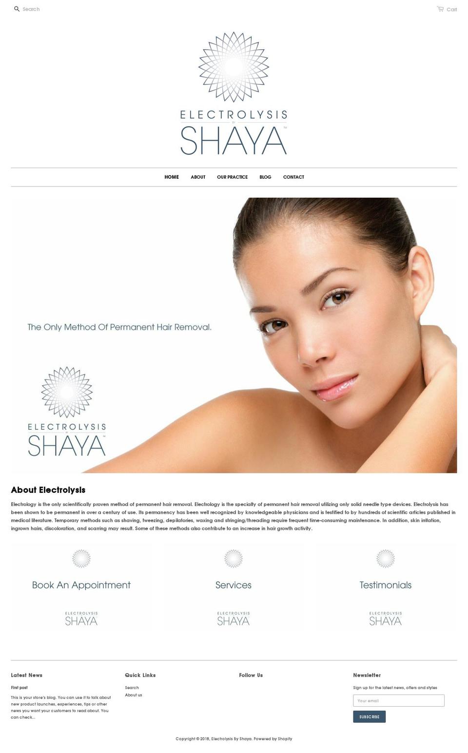 shayaribal.com — Shopify storefront screenshot