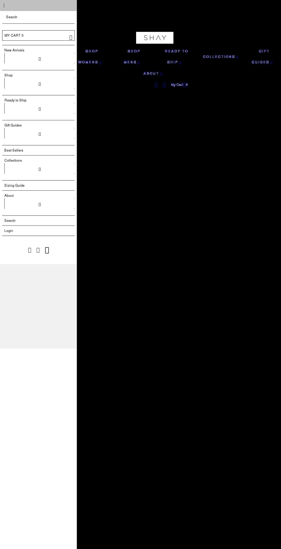 shayjewelry.com shopify website screenshot