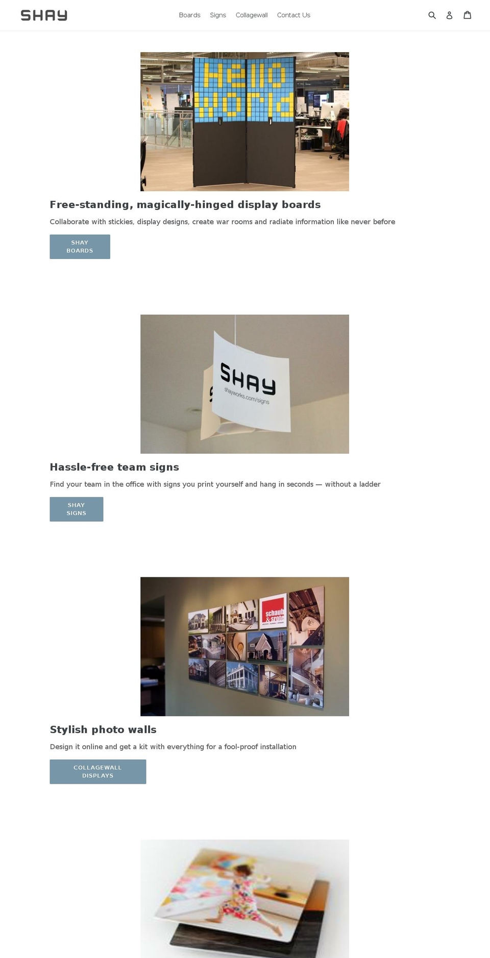 shayworks.com — Shopify storefront screenshot