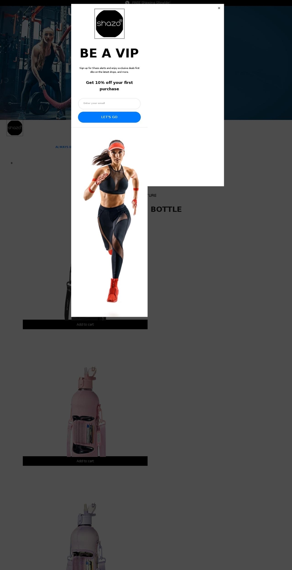 shazoshop.com shopify website screenshot