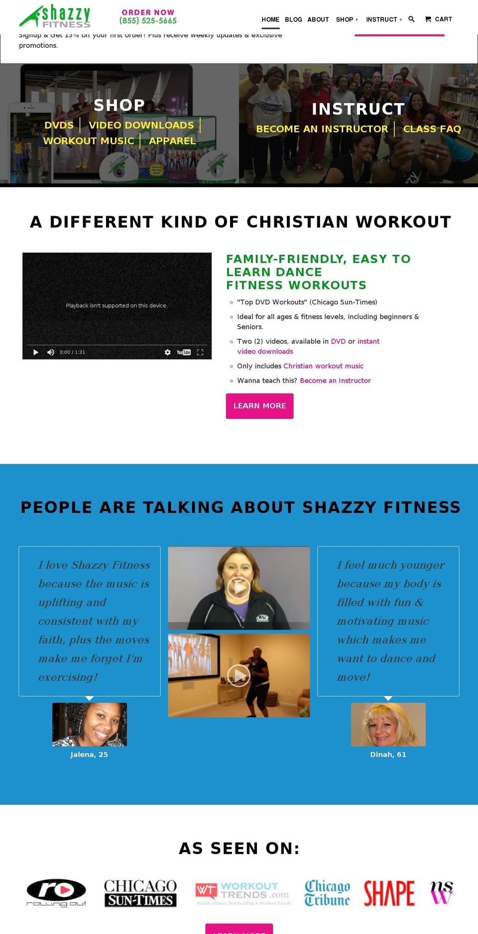 Theme with Installments message Shopify theme site example shazzyfitness.com