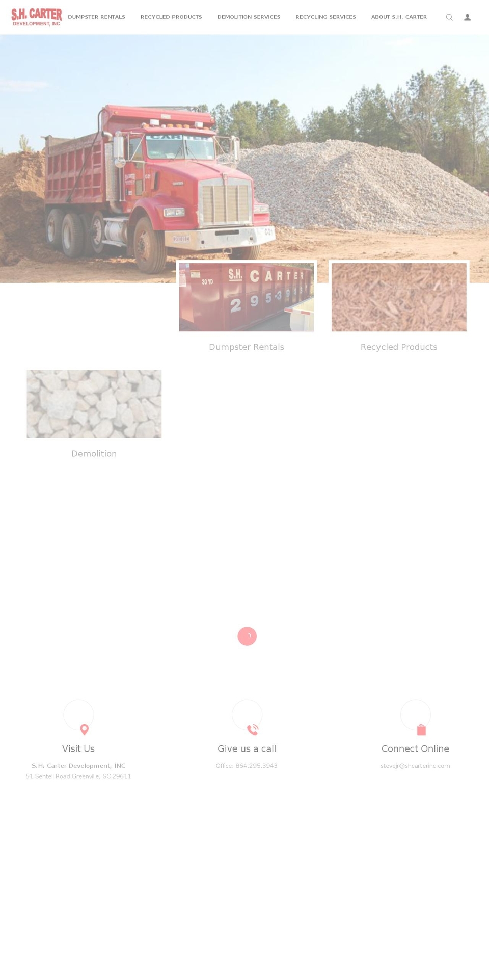 shcarterinc.com shopify website screenshot