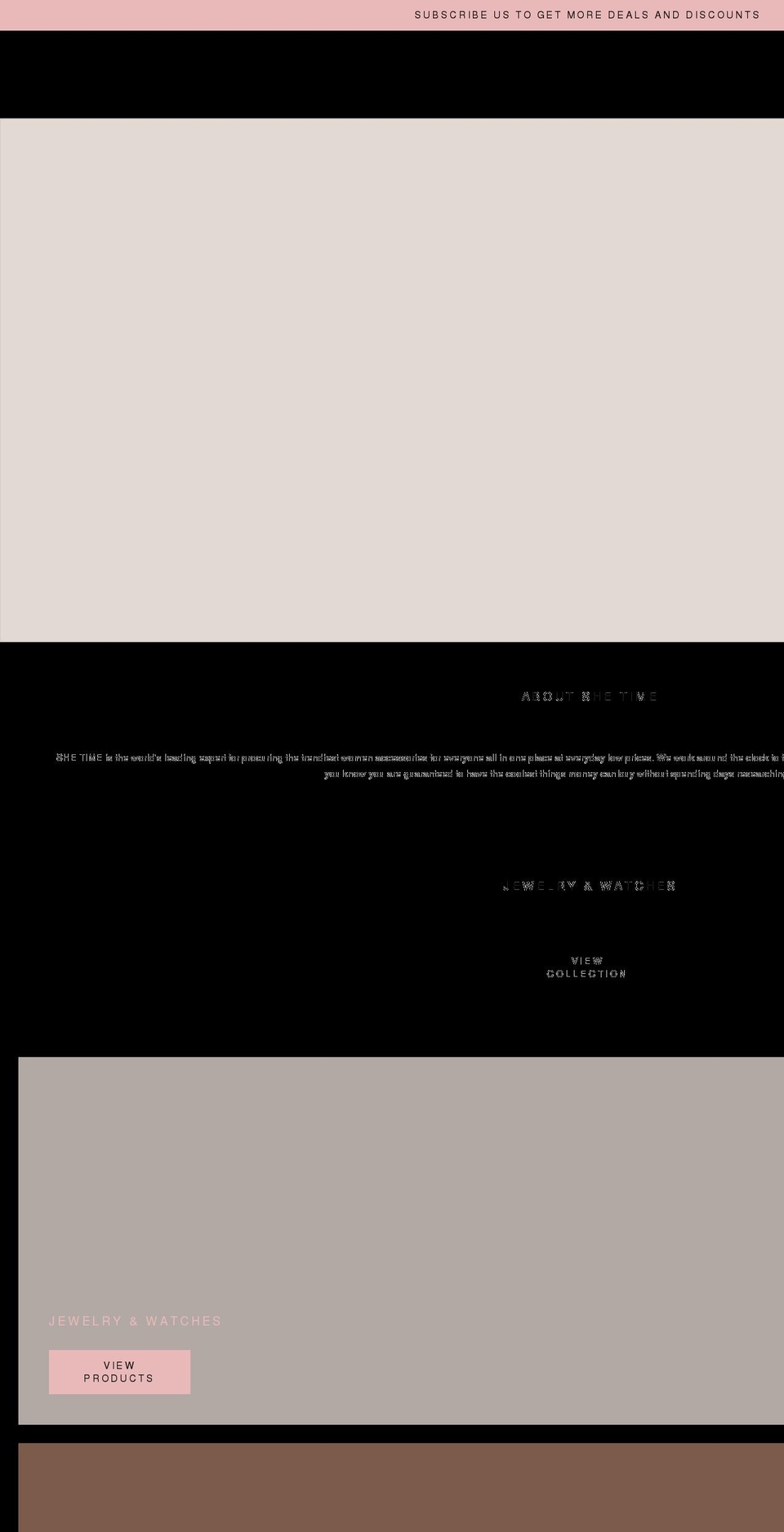 she-time.com shopify website screenshot