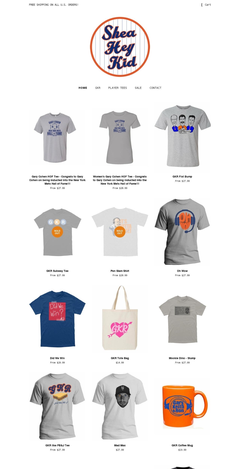 sheaheykid.com shopify website screenshot