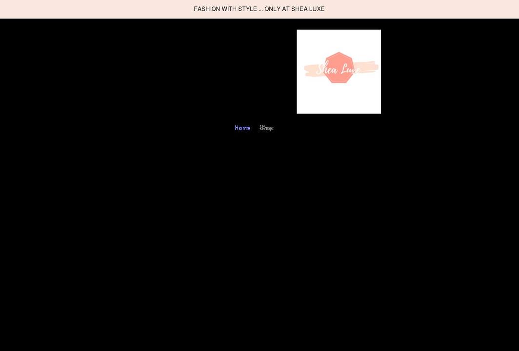 shealuxe.co.uk shopify website screenshot