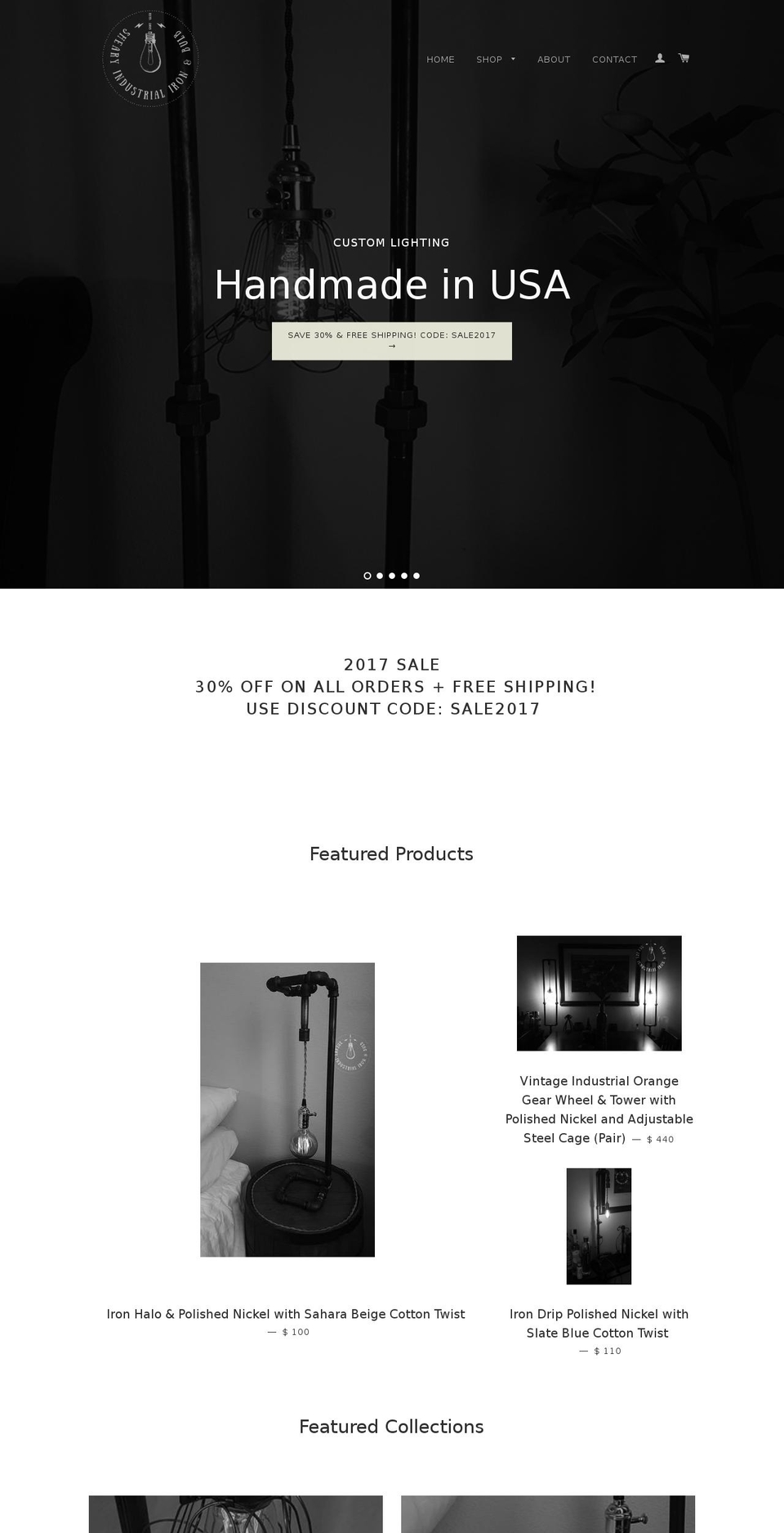 shearyindustrial.com shopify website screenshot
