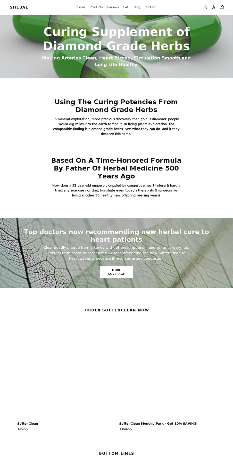 shebal.com — Shopify storefront screenshot