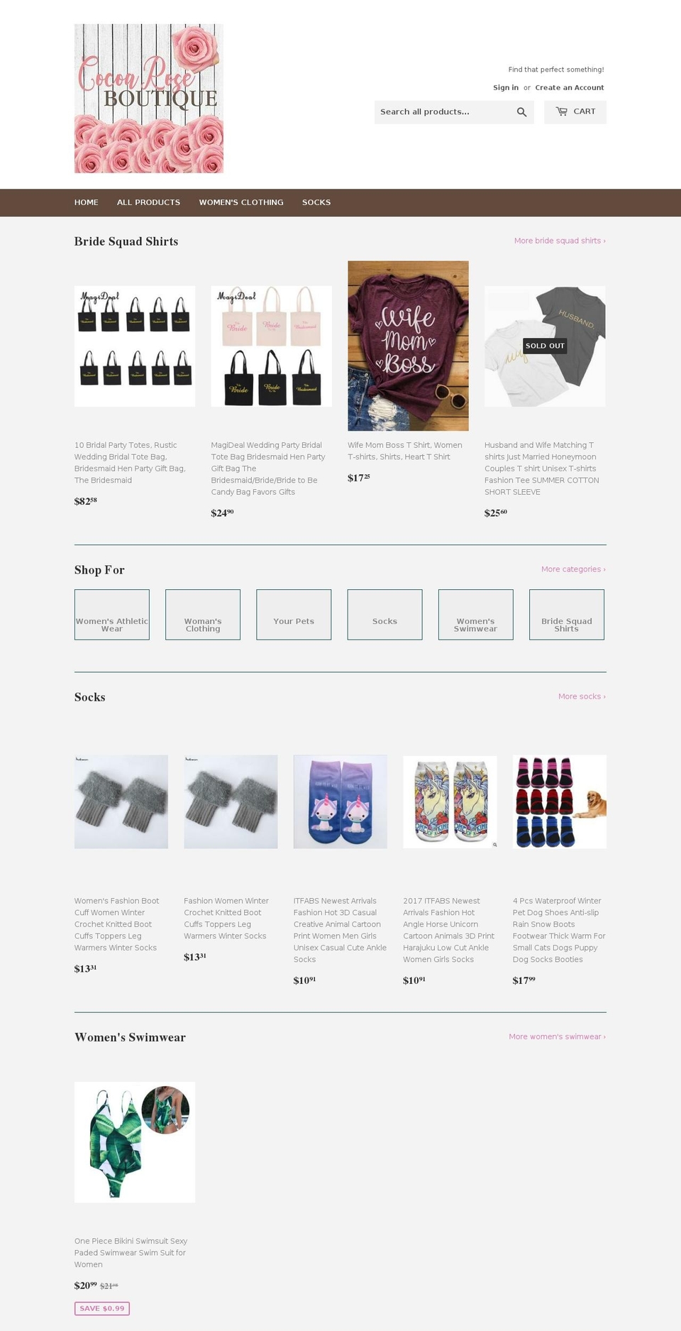 sheboodle.com — Shopify storefront screenshot