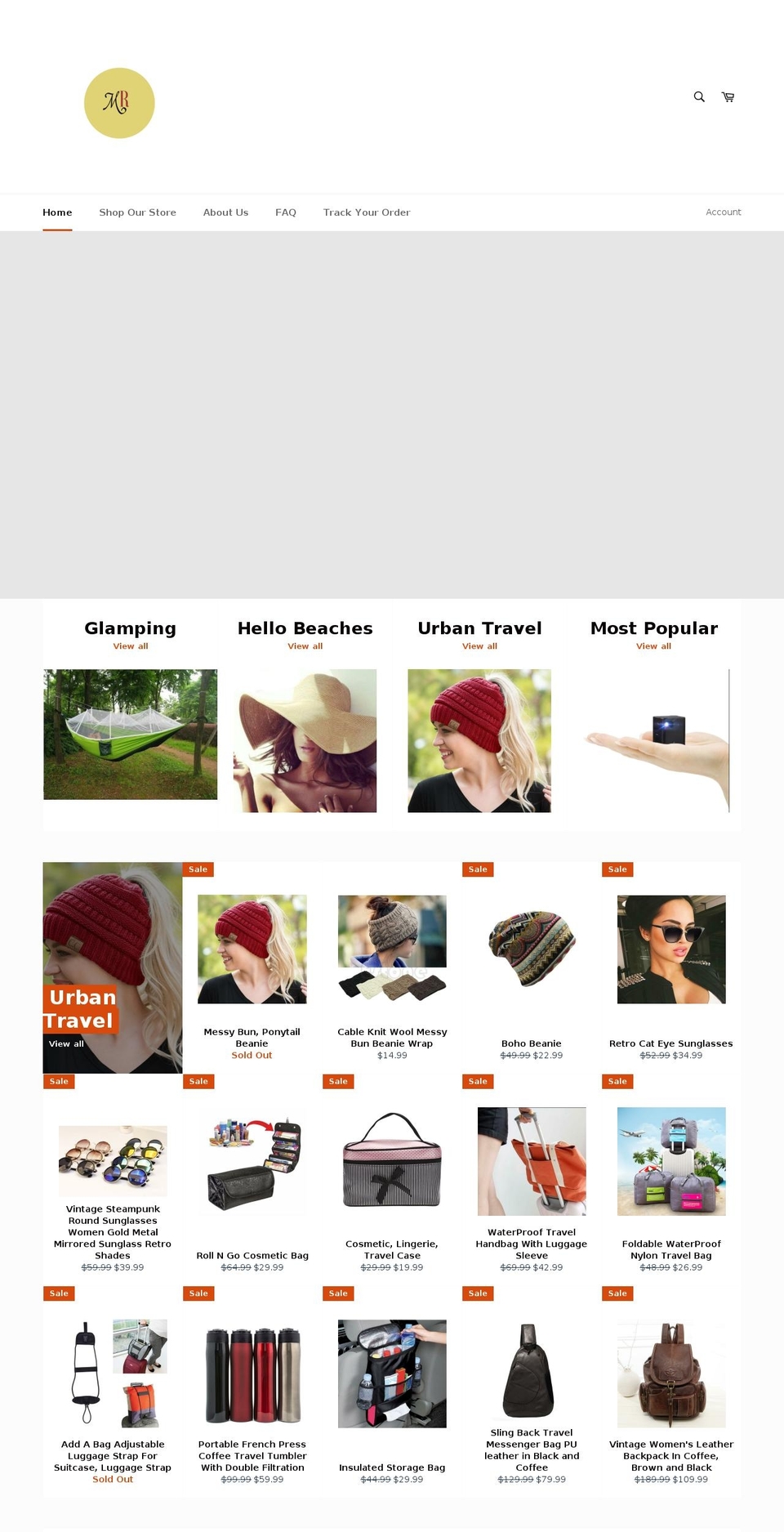 shecation.com — Shopify storefront screenshot