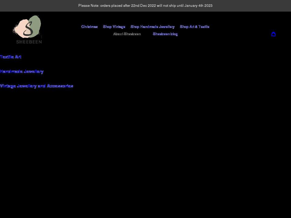 sheebeen.com shopify website screenshot