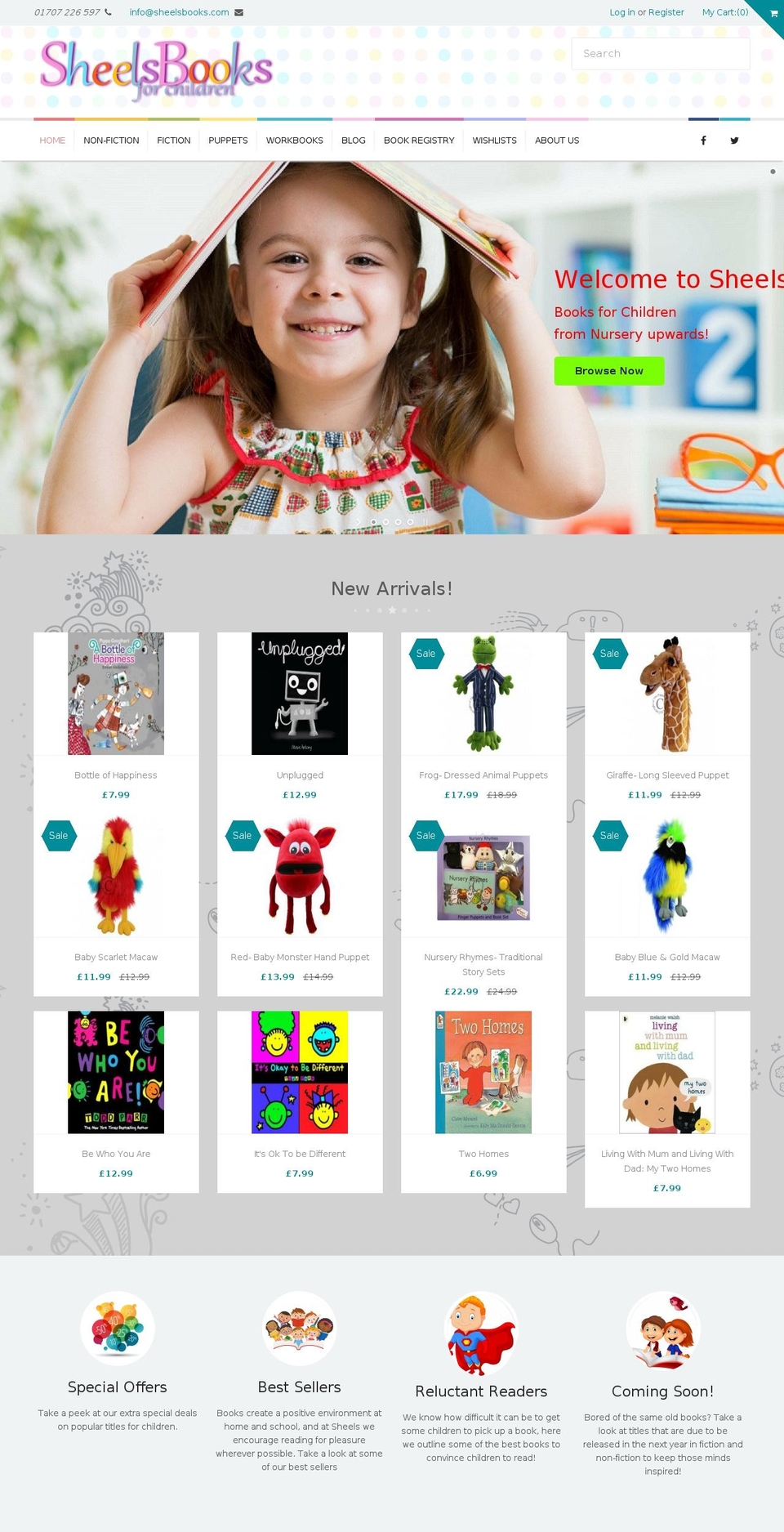 sheelsbooks.com — Shopify storefront screenshot