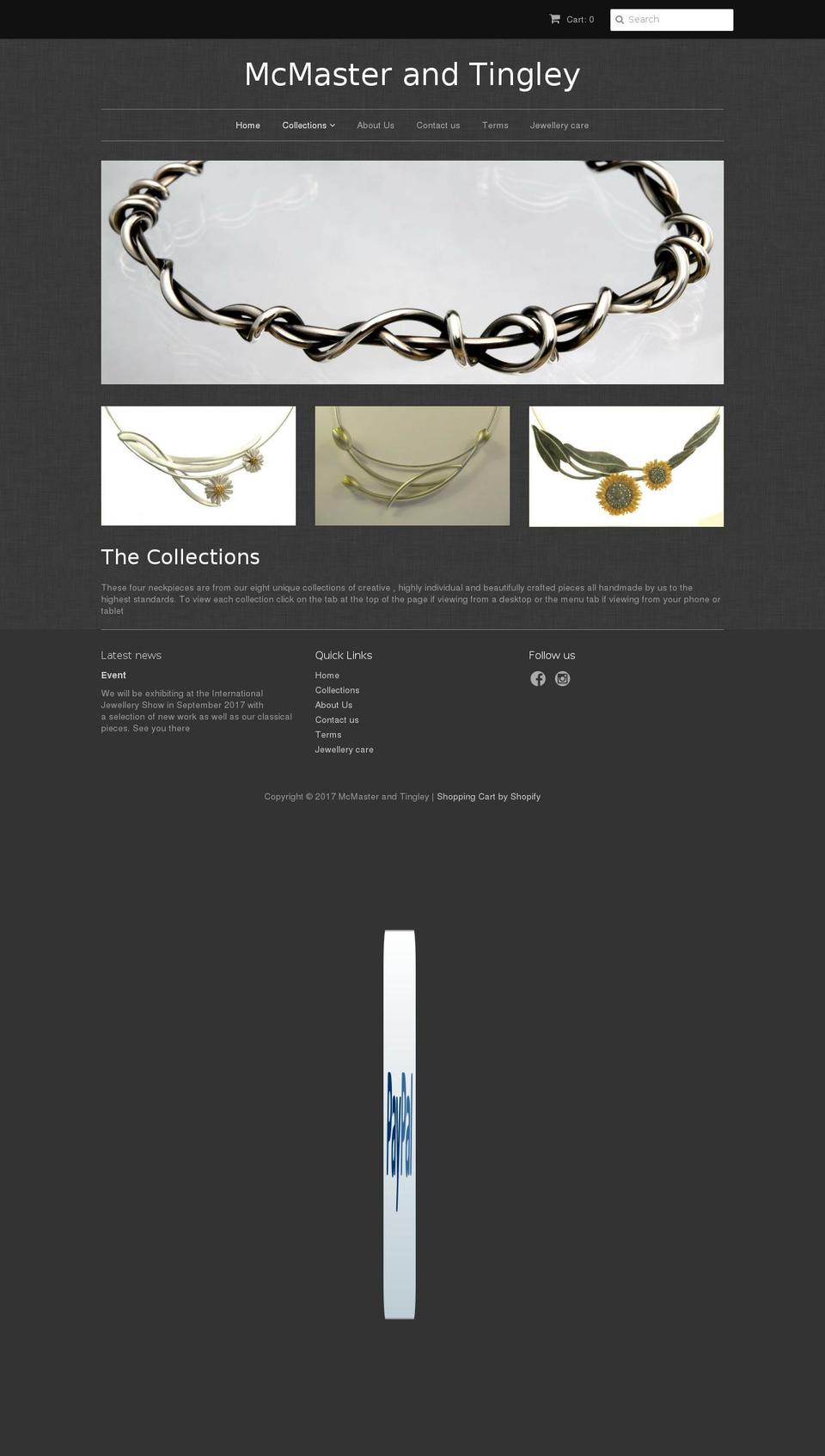 sheenamcmaster.com shopify website screenshot