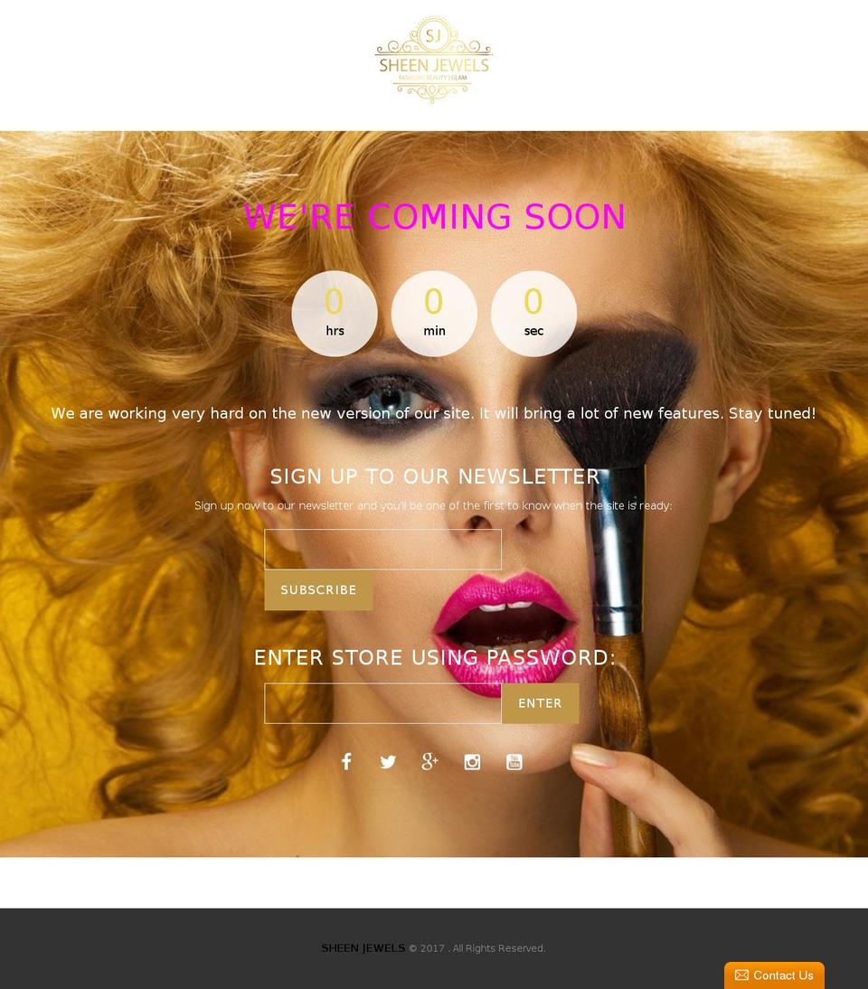yourstore-v2-1-3 Shopify theme site example sheenjewels.com