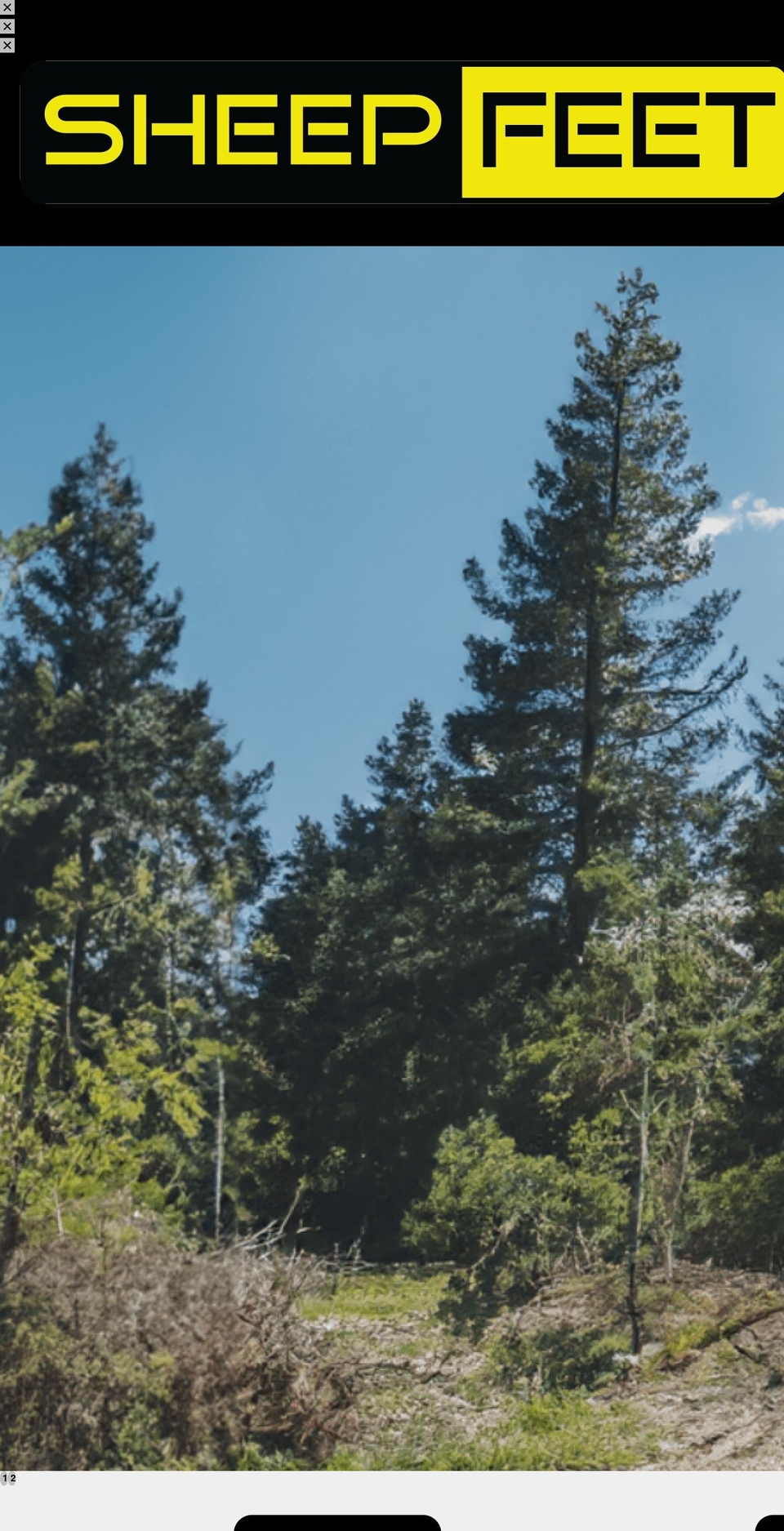 sheepfeetoutdoors.com shopify website screenshot