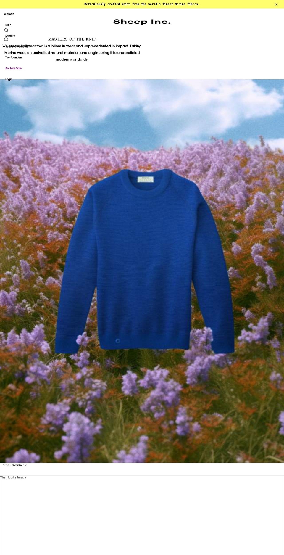 sheepinc.com shopify website screenshot