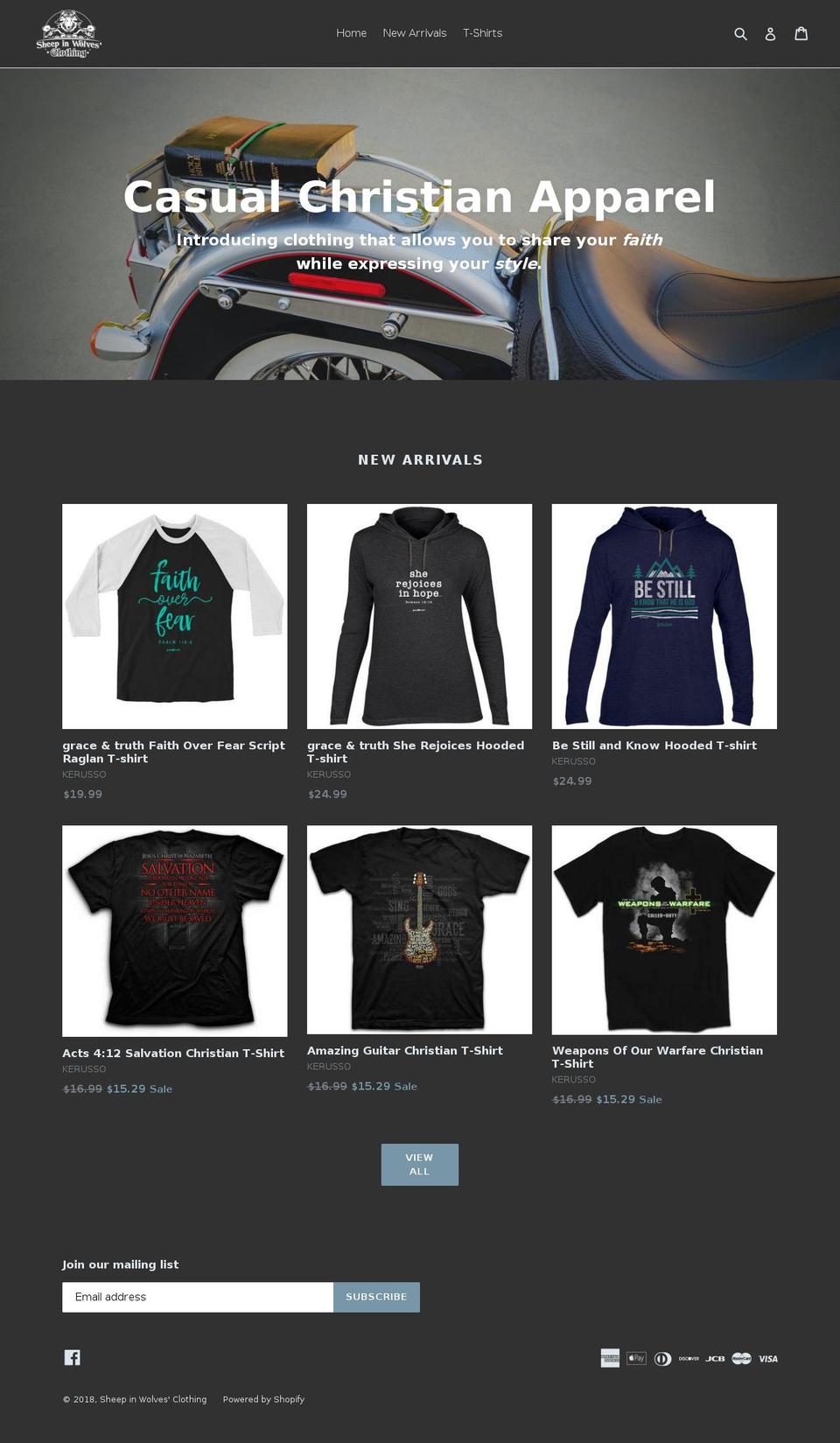 sheepinwolvesclothing.com — Shopify storefront screenshot