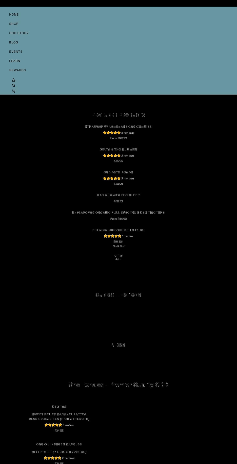 sheexhaled.com shopify website screenshot