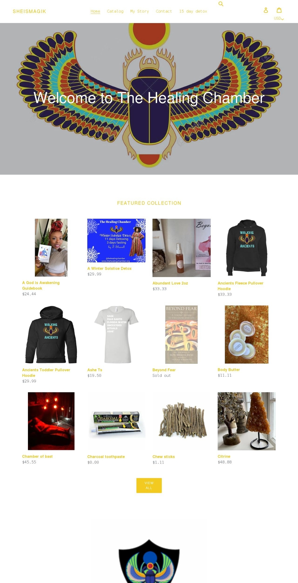 sheismagik.com shopify website screenshot