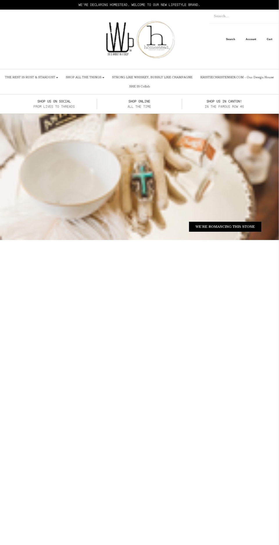 sheiswhiskey.com shopify website screenshot
