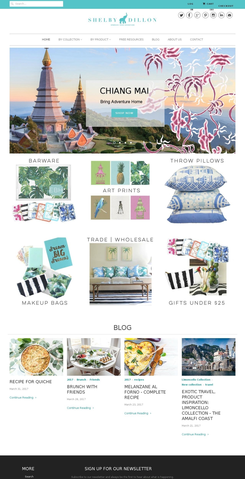 shelbydillonstudio.com shopify website screenshot