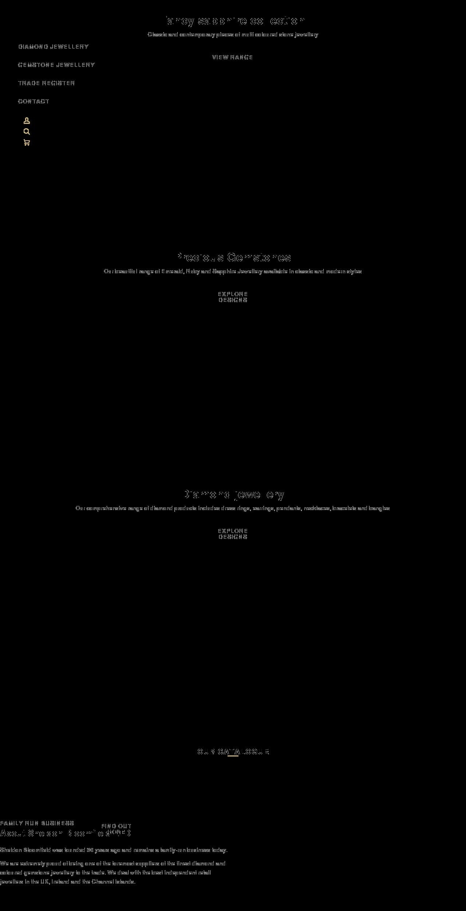 sheldonbloomfield.com shopify website screenshot