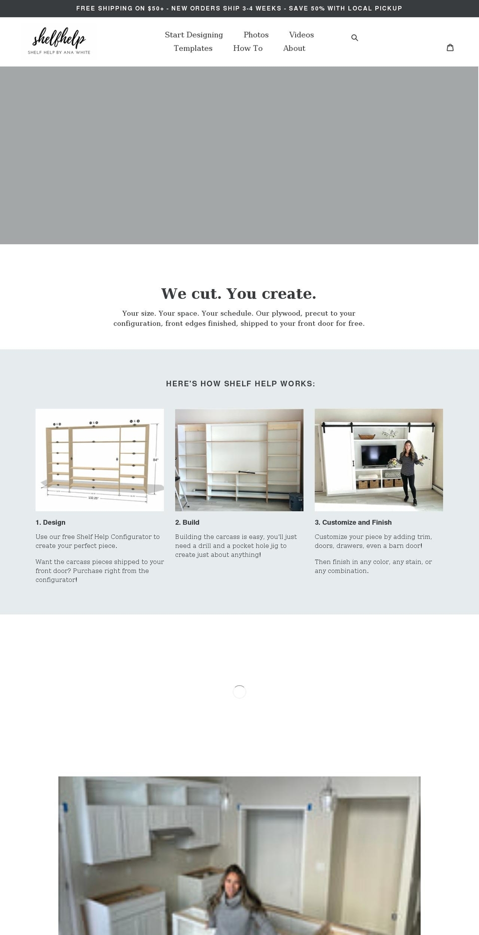 shelfhelpnow.com shopify website screenshot