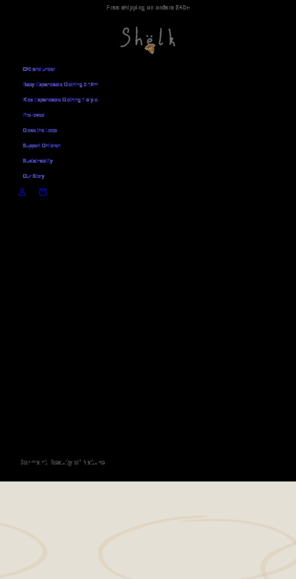 shelkwear.com shopify website screenshot