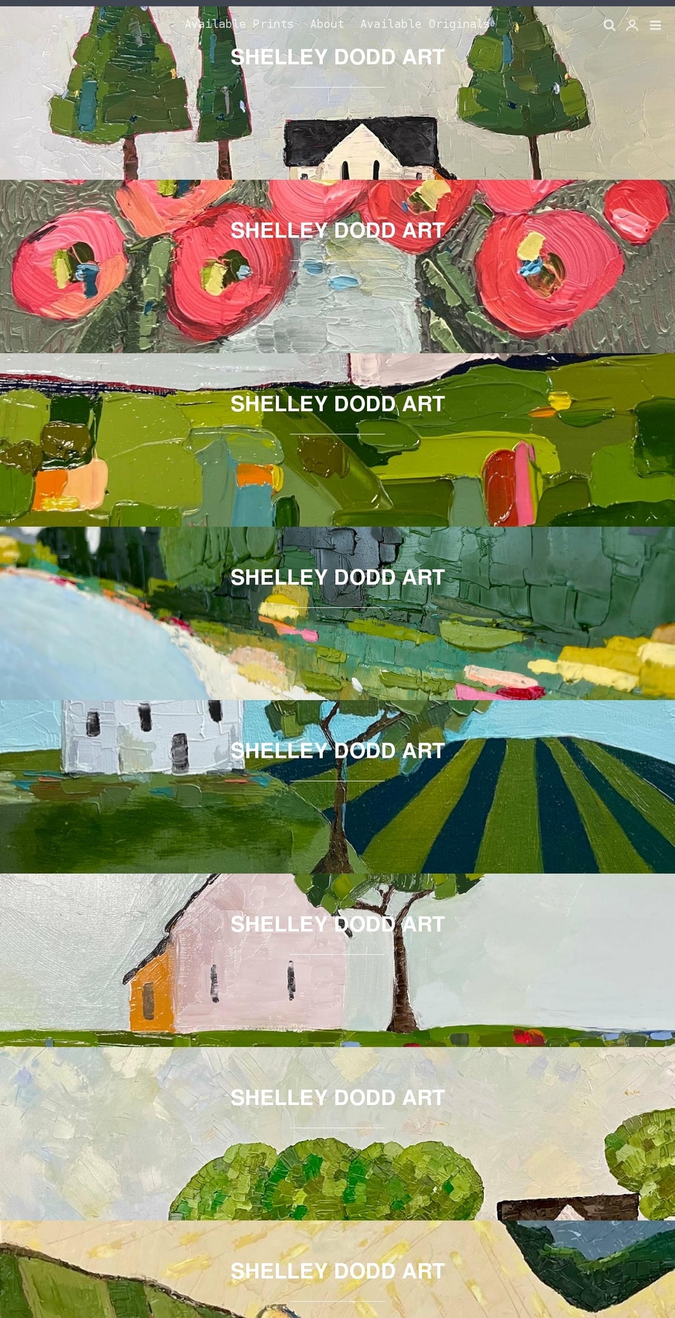 shelleydoddart.com shopify website screenshot
