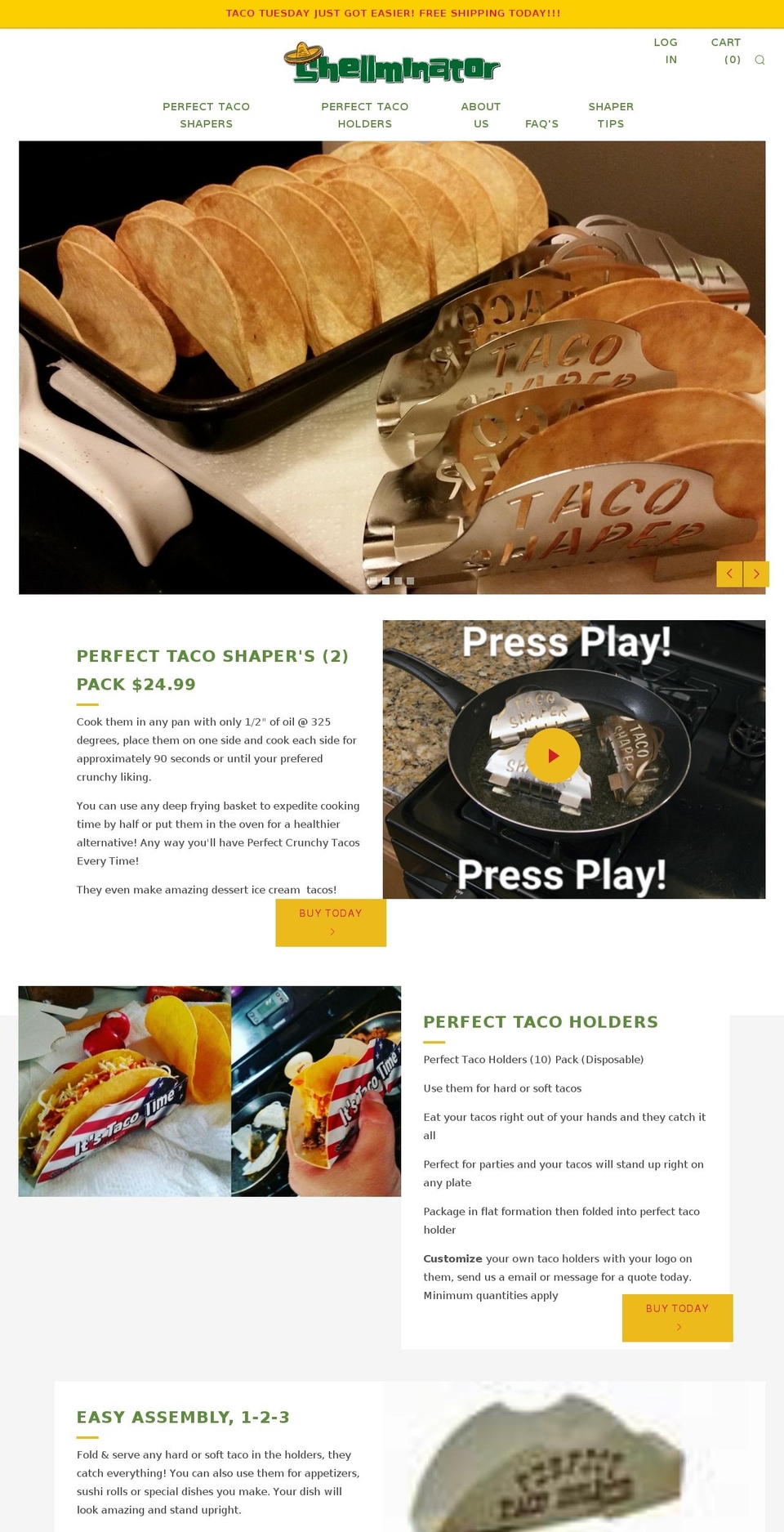shellminator.com shopify website screenshot