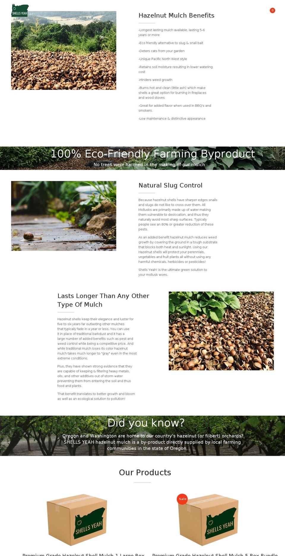 shells-yeah.com — Shopify storefront screenshot