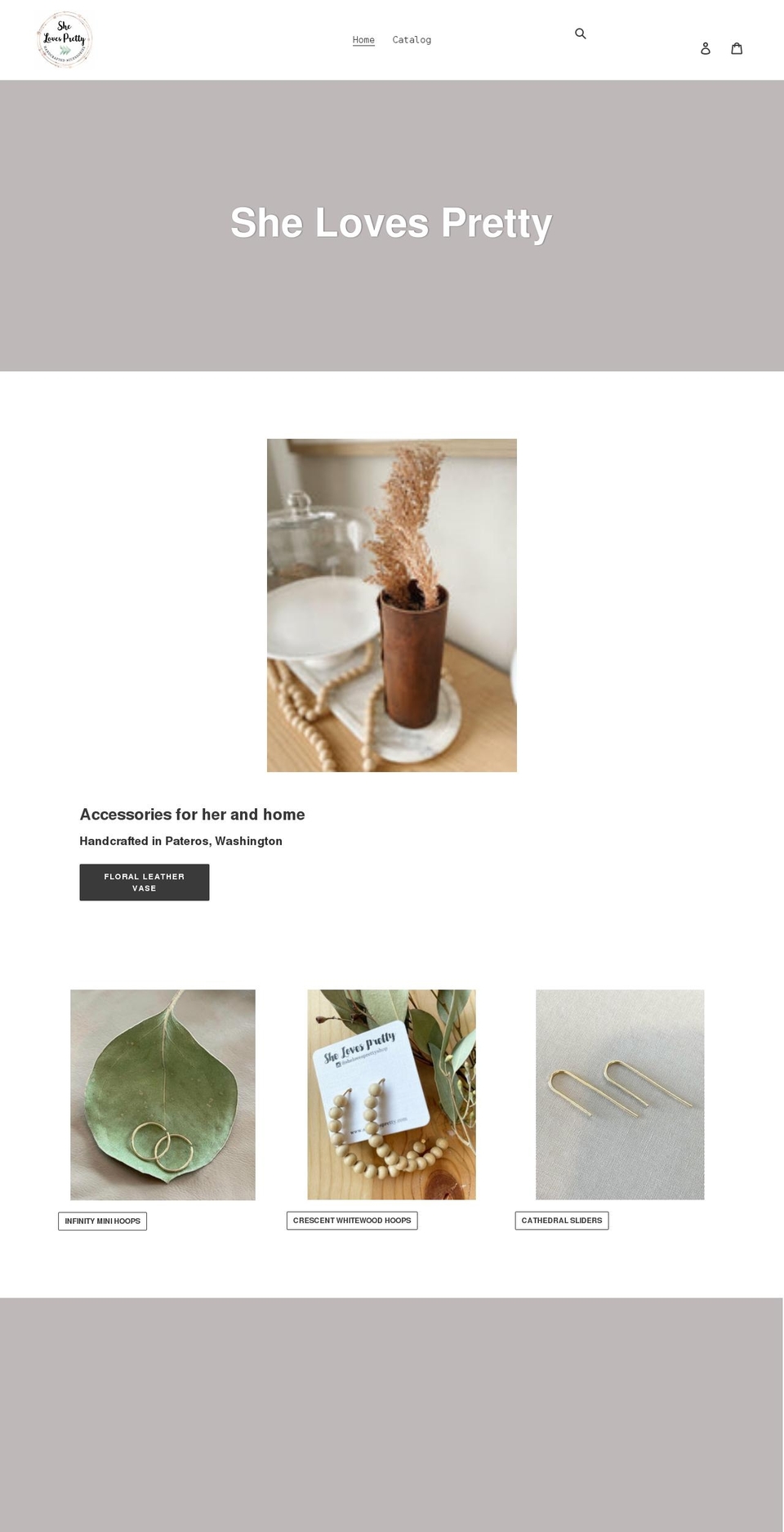 shelovespretty.com shopify website screenshot
