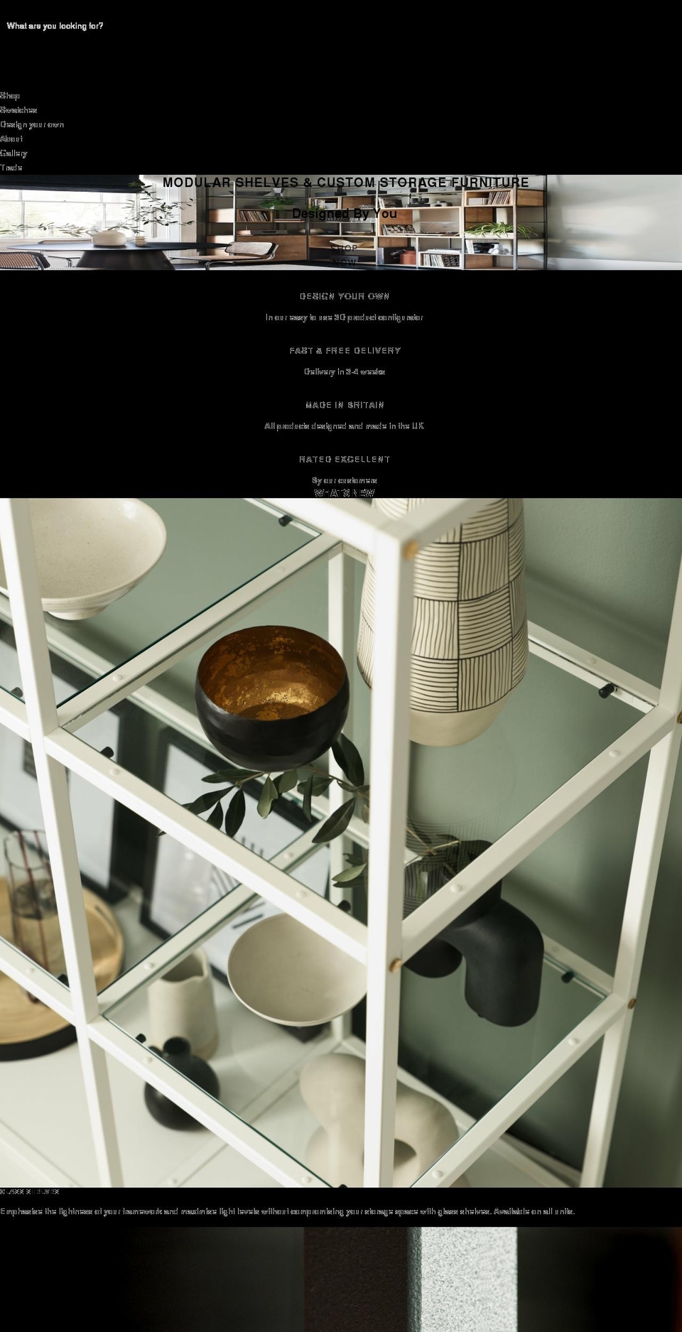 shelved.co.uk shopify website screenshot