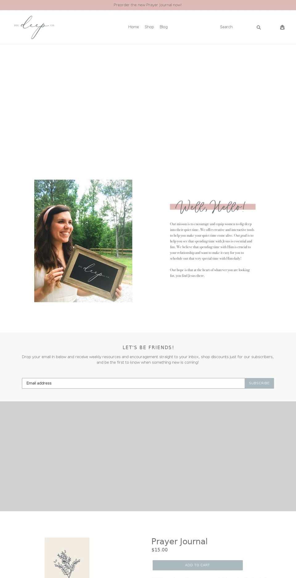shemattersjournal.com — Shopify storefront screenshot