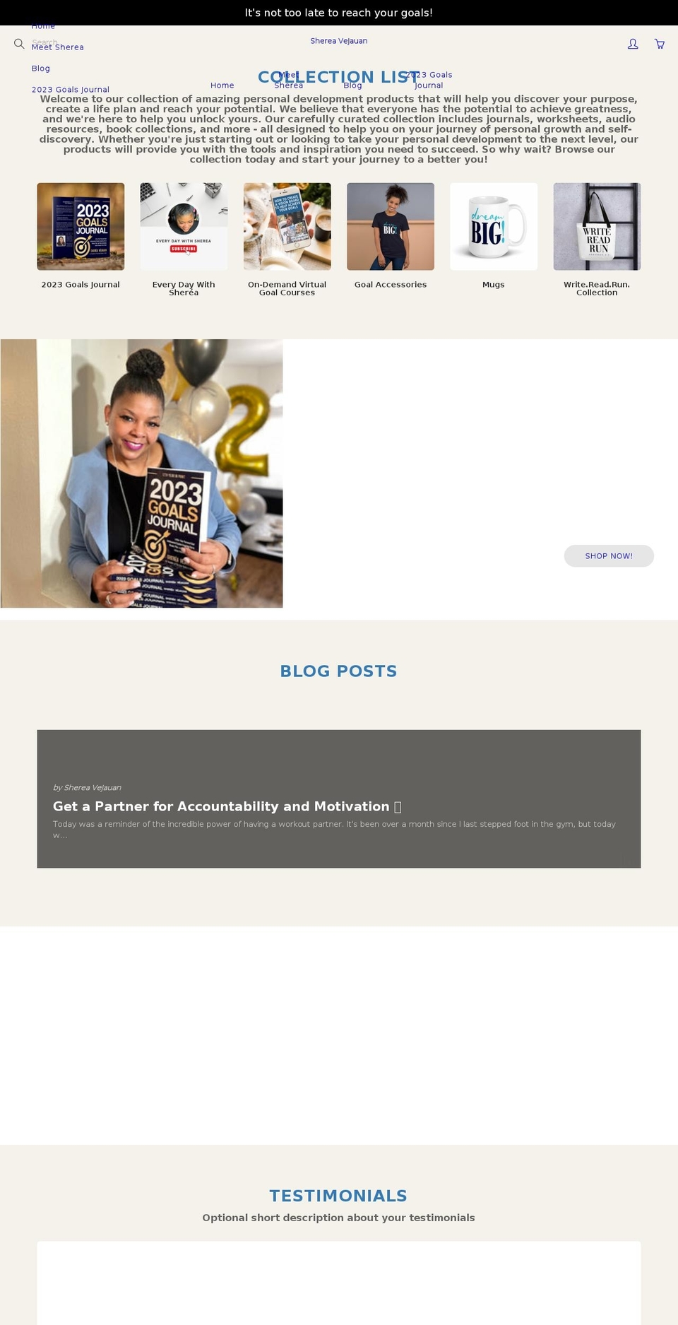 shereavejauan.com shopify website screenshot