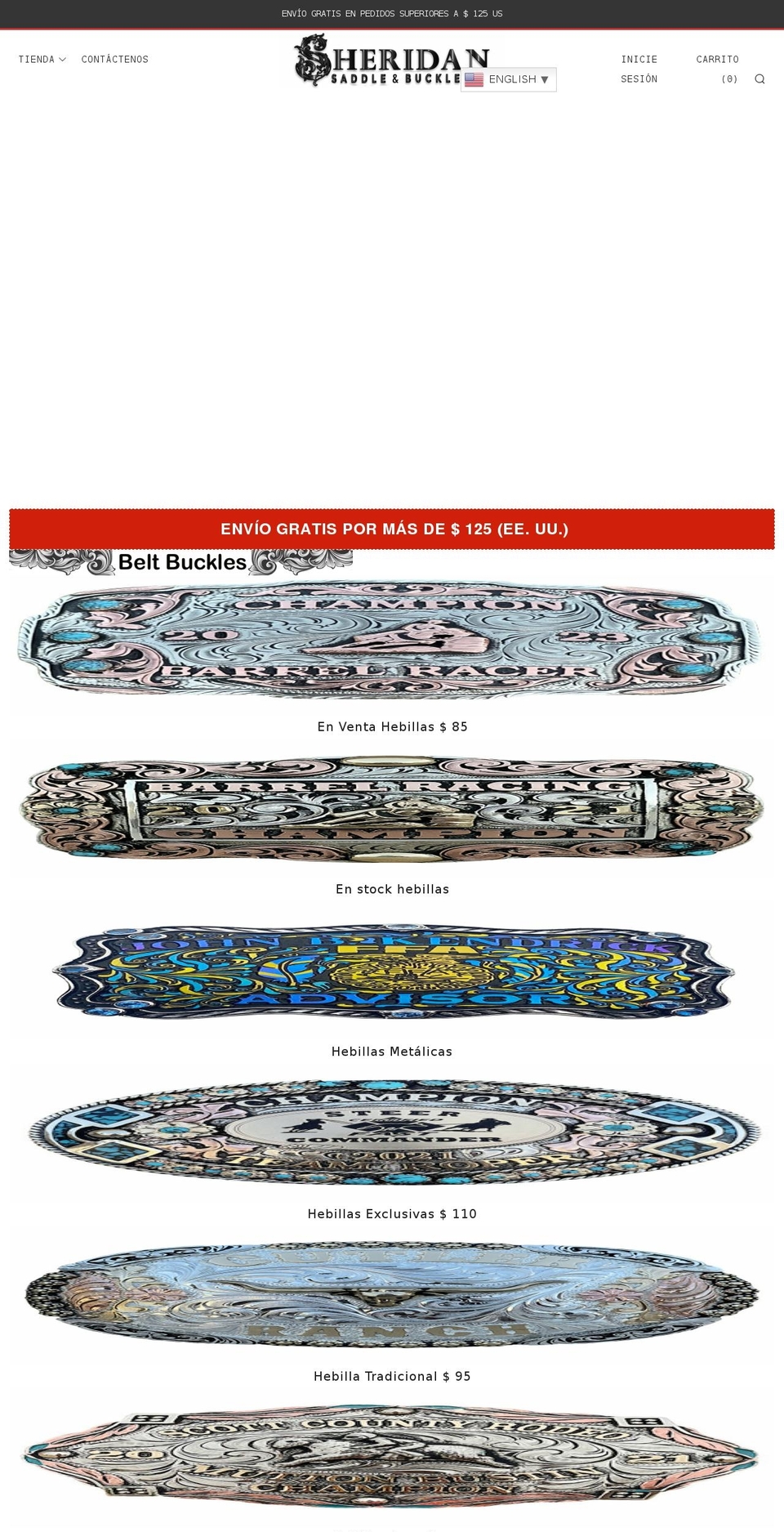 sheridanhebilla.com shopify website screenshot