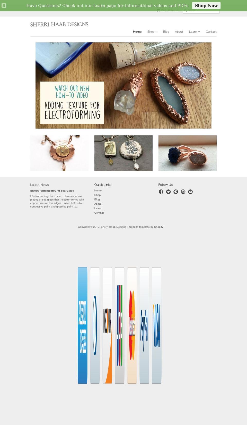 Sunshinevibes Shopify theme site example sherrihaab.com