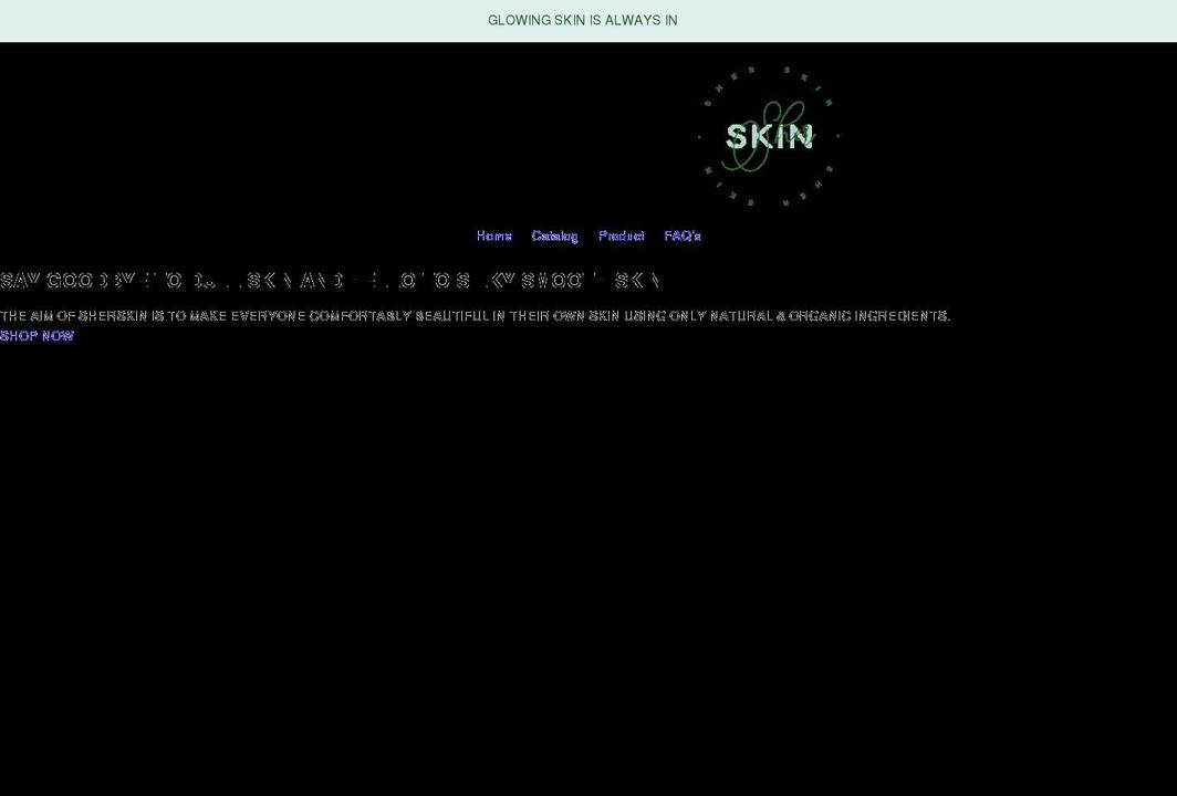 sherskin.co.uk shopify website screenshot