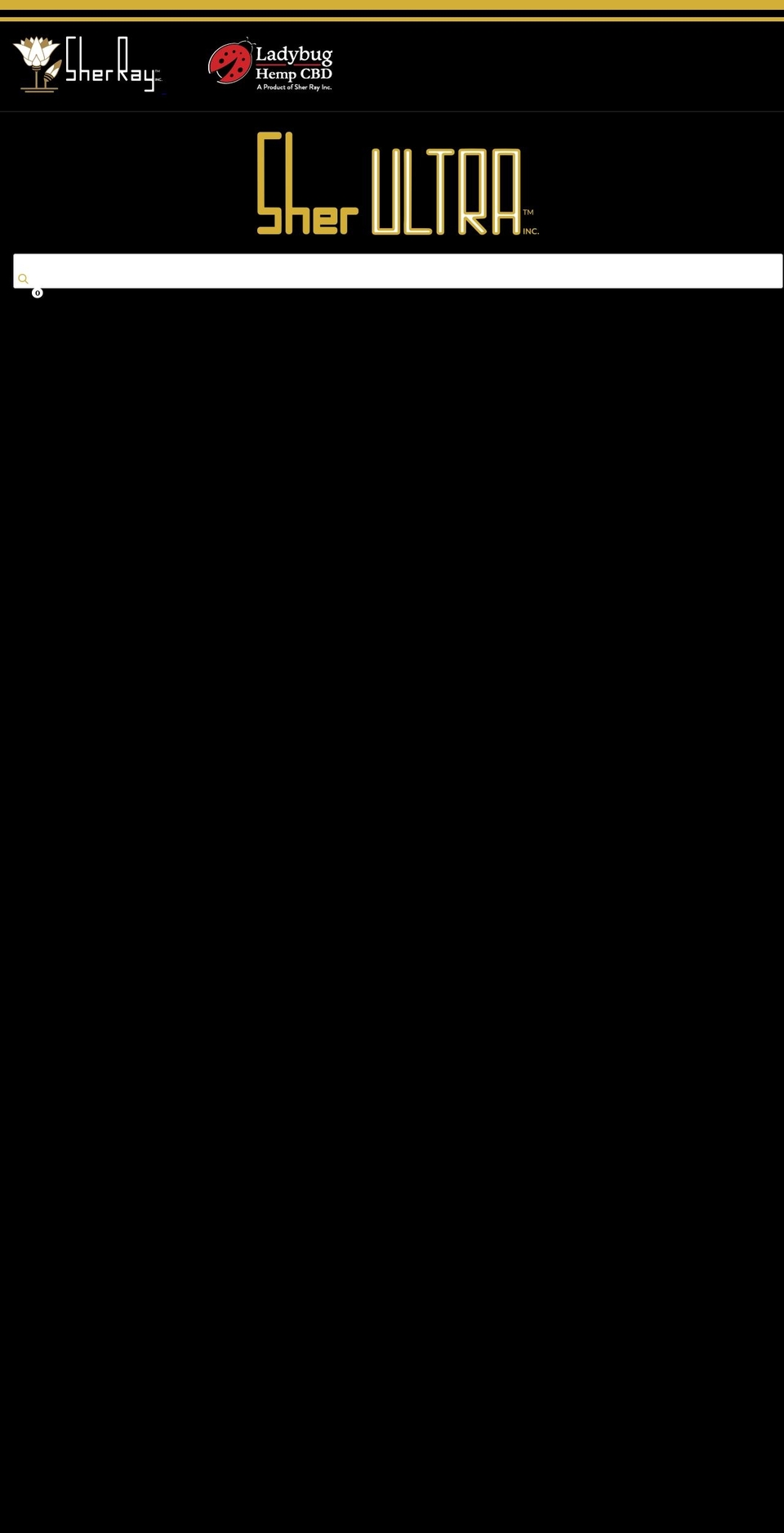 sherultra.com shopify website screenshot
