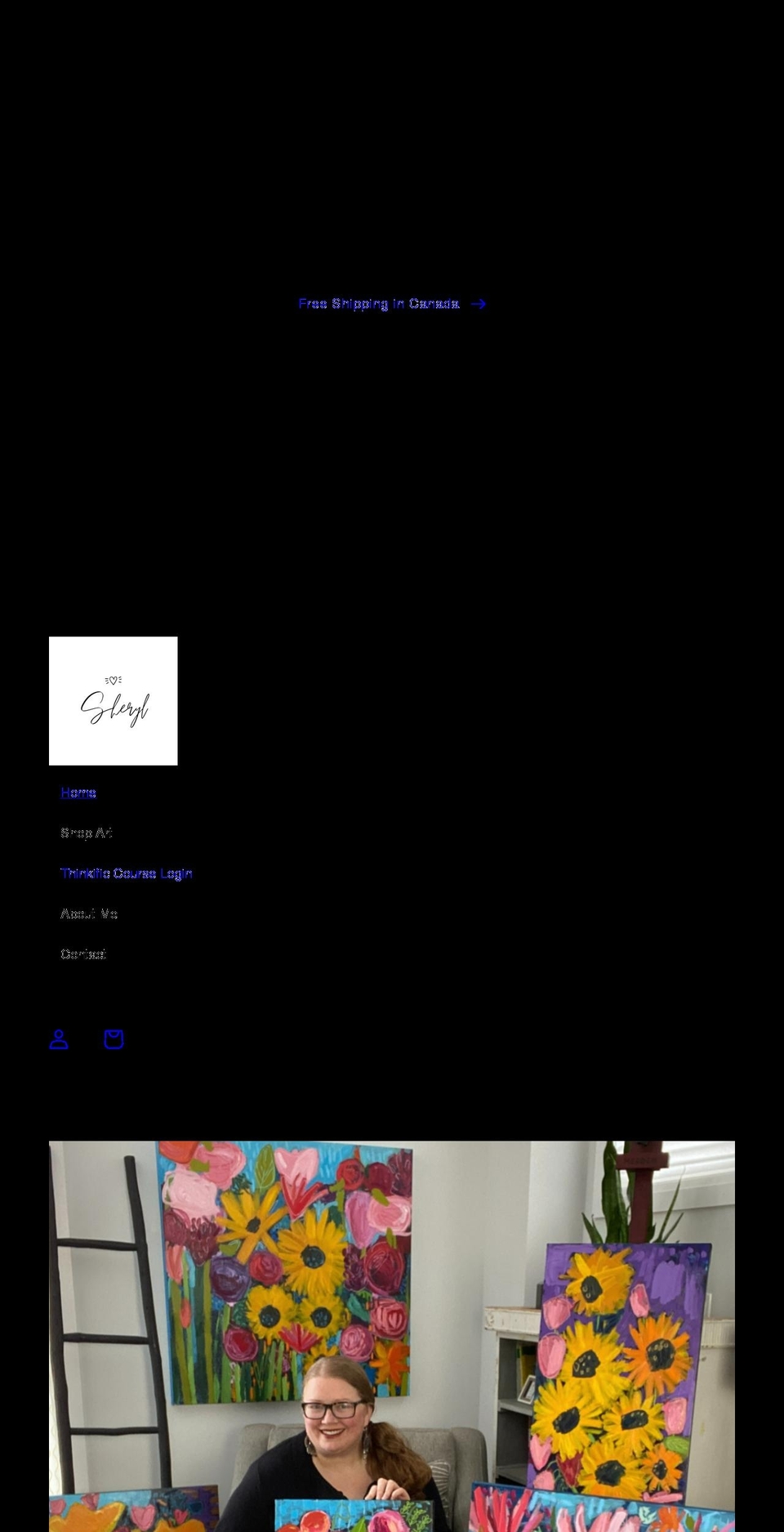 sherylsiddiqui.com shopify website screenshot