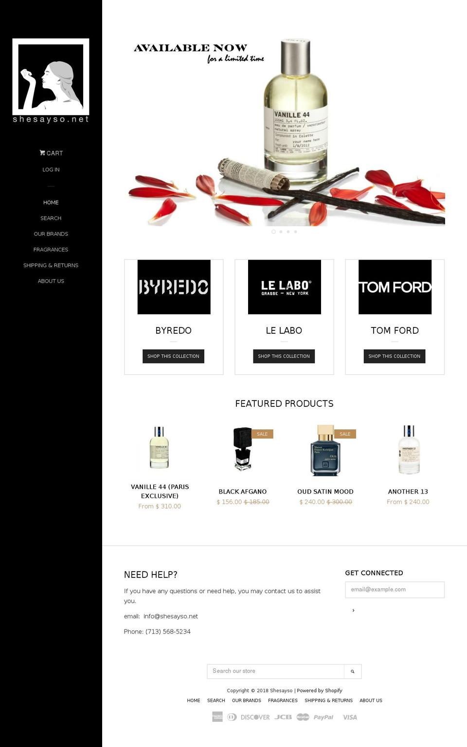 shesayso.net shopify website screenshot