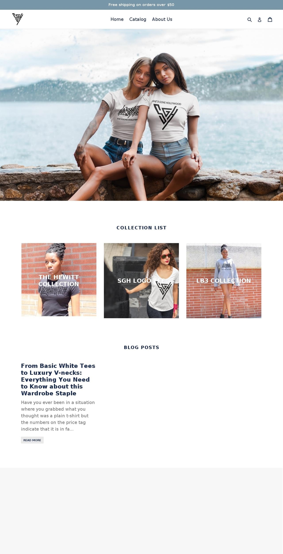 shesgonehollywood.com — Shopify storefront screenshot