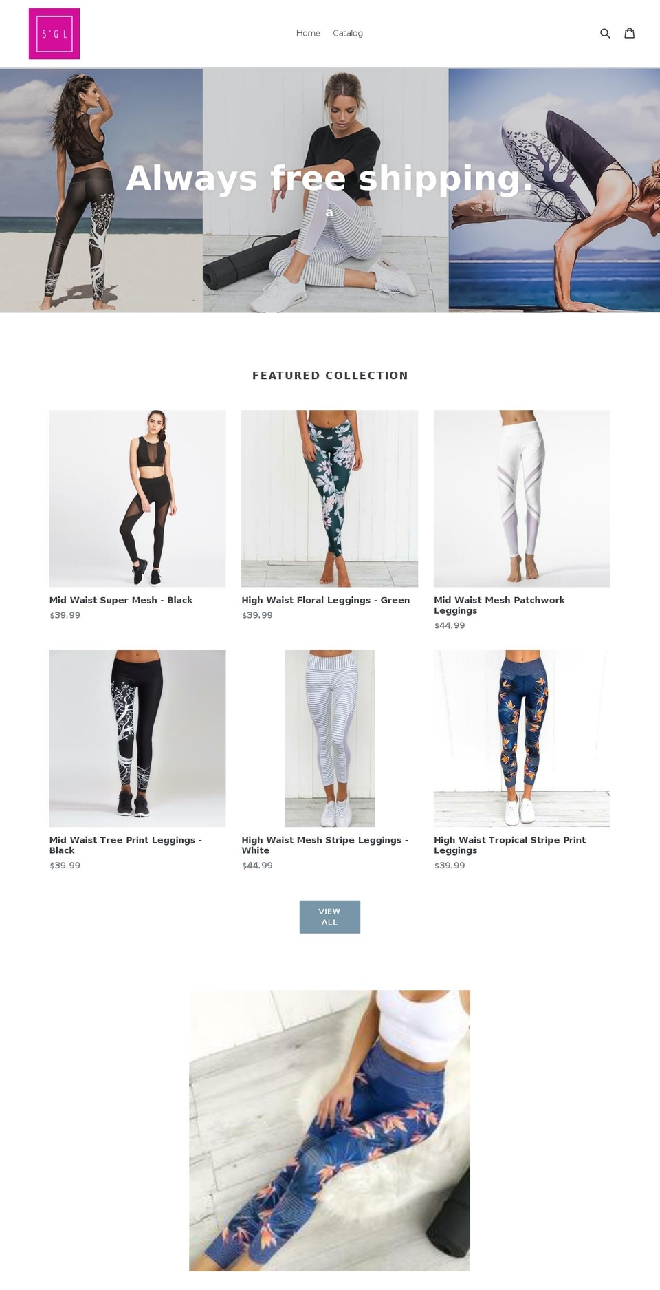 shesgotleggings.com shopify website screenshot