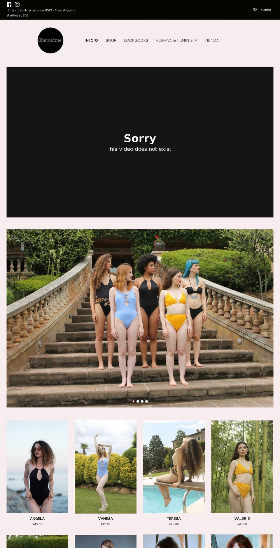 shetoldmeswimwear.com — Shopify storefront screenshot